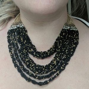 Beaded Bib necklace